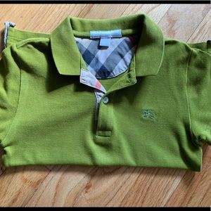Boys Burberry polo shirt